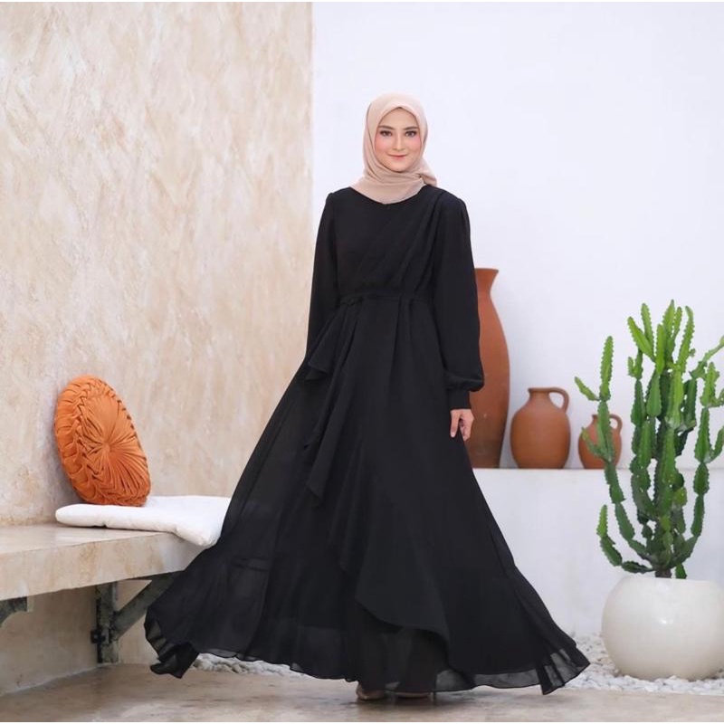 ilook | Raya Dress Maxi | Gamis Wanita Kekinian