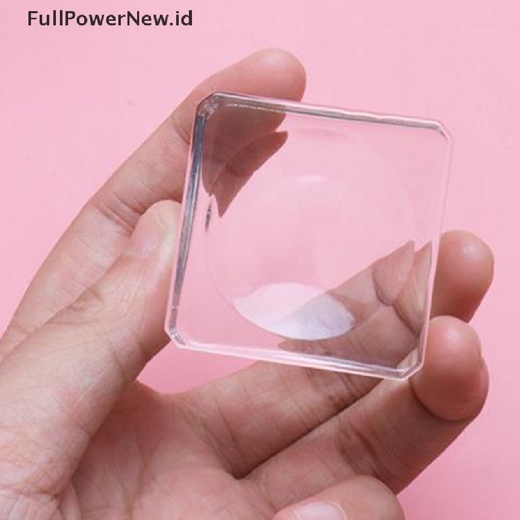 Power 1Pc Grafg Eye Lash Crystal Glass Holder Lem Bulu Mata Palet Perekat ID