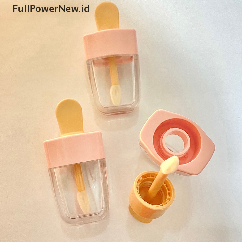 POWER 5ml Empty Lip Gloss Tube Ice Cream Refillable Lip Balm Bottle DIY Container ID