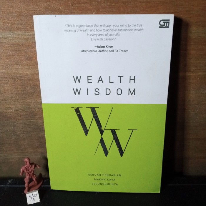 buku motivasi sebuah makna pencarian sesungguhnya wealth wisdom 188H