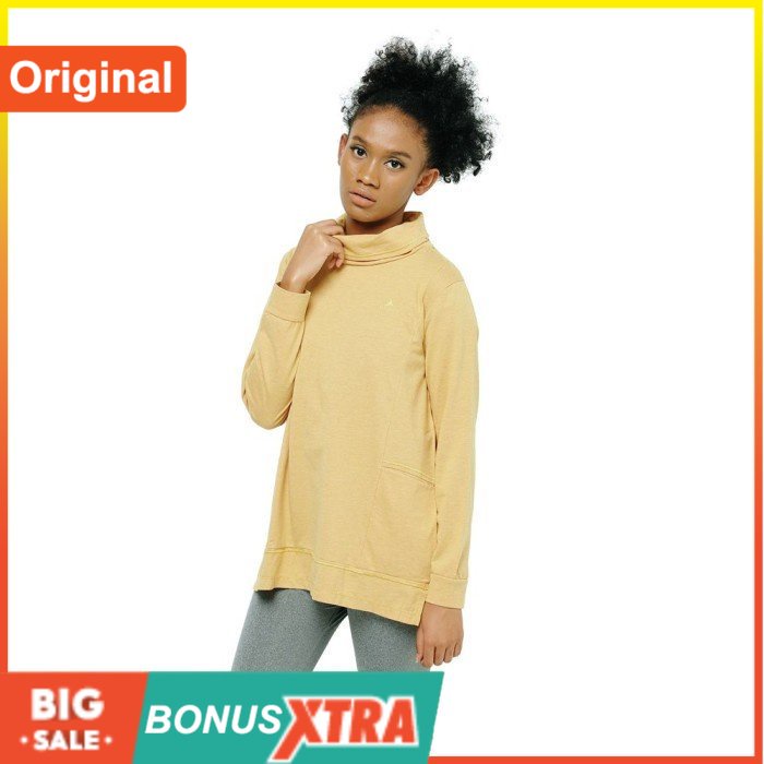 Kaos Cewek EIGER1989 X-VB ROADRAD LS TEES T-SHIRT Yellow 91000 6120 ORI - Merah Muda, S