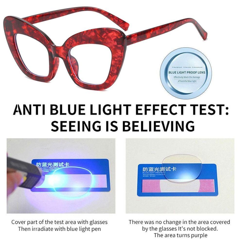 R-flower Anti-Blue Light Kacamata Pria Wanita Portable Pelindung Mata Ultra Light Frame