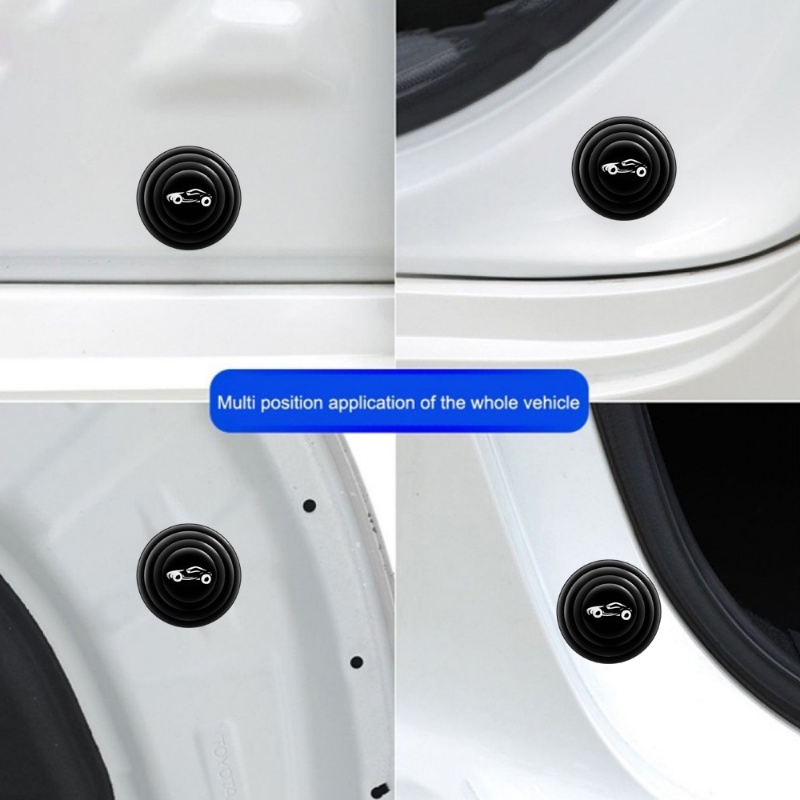 1/10pcs Otomotif Kedap Suara shock Absorb Gasket Hood Anti-Tabrakan Silicone Pad Auto Exterior Aksesoris Pintu Mobil Anti-shock Stiker Bagasi Mobil Peredam Suara Pad