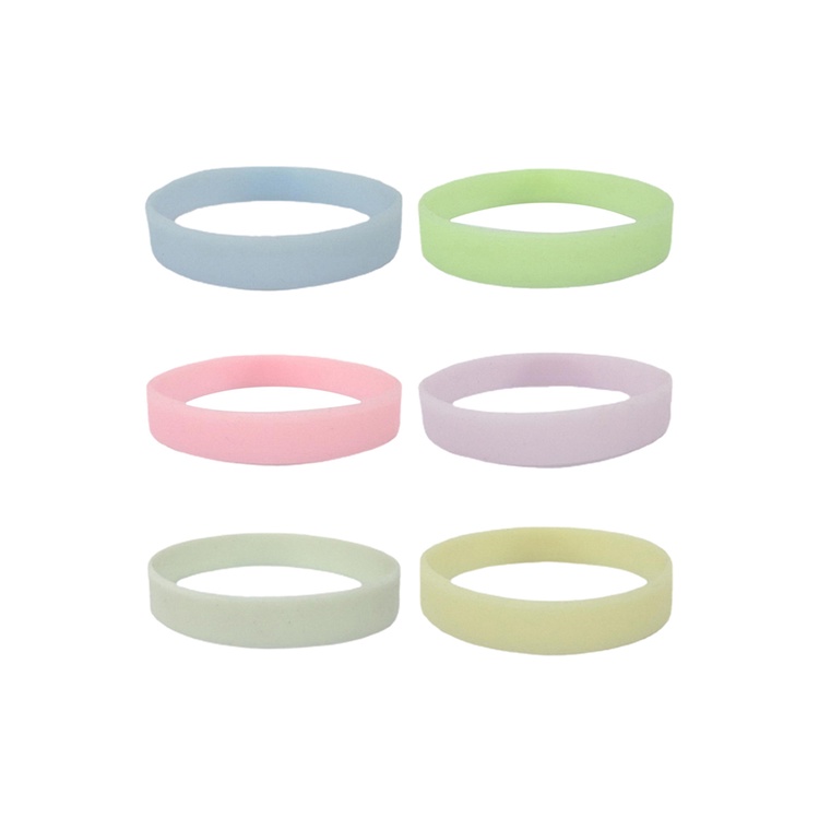 Gelang Silikon Warna Bercahaya Gelang Tangan Kosong Karet Gelang Wanita Pria Remaja Berwarna Silicone Bracelets Rubber Wristbands Untuk Acarapesta