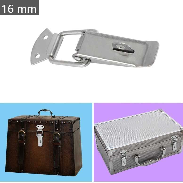 Kunci Peti Pengait Spring Loaded Buckle Lock Stainless Steel Pengunci Kotak Penyimpanan Lemari Brankas Berkualitas