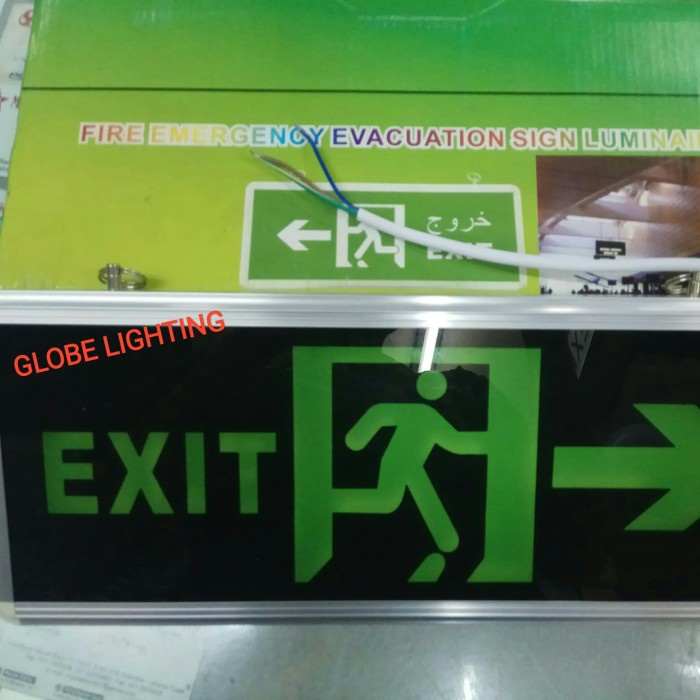 LAMPU EXIT LED/EMERGENCY EXIT LAMP
