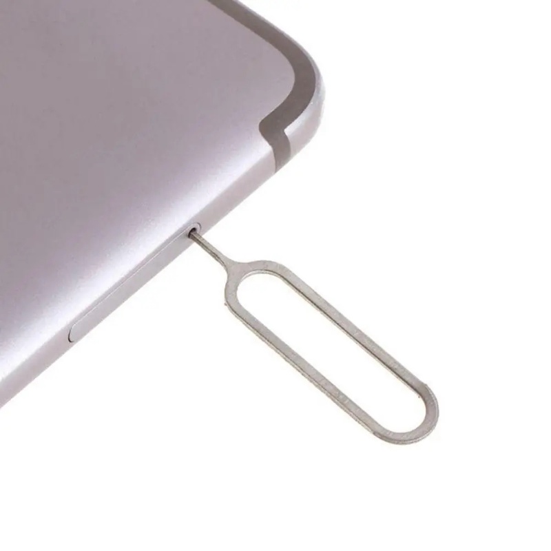 50 /100Pcs Portabel Dapat Digantung Mini Ponsel SIM Card Removal Jarum/Logam Kuat Tahan Lama Smartphones SIM Tray Ejection Pin Aksesoris