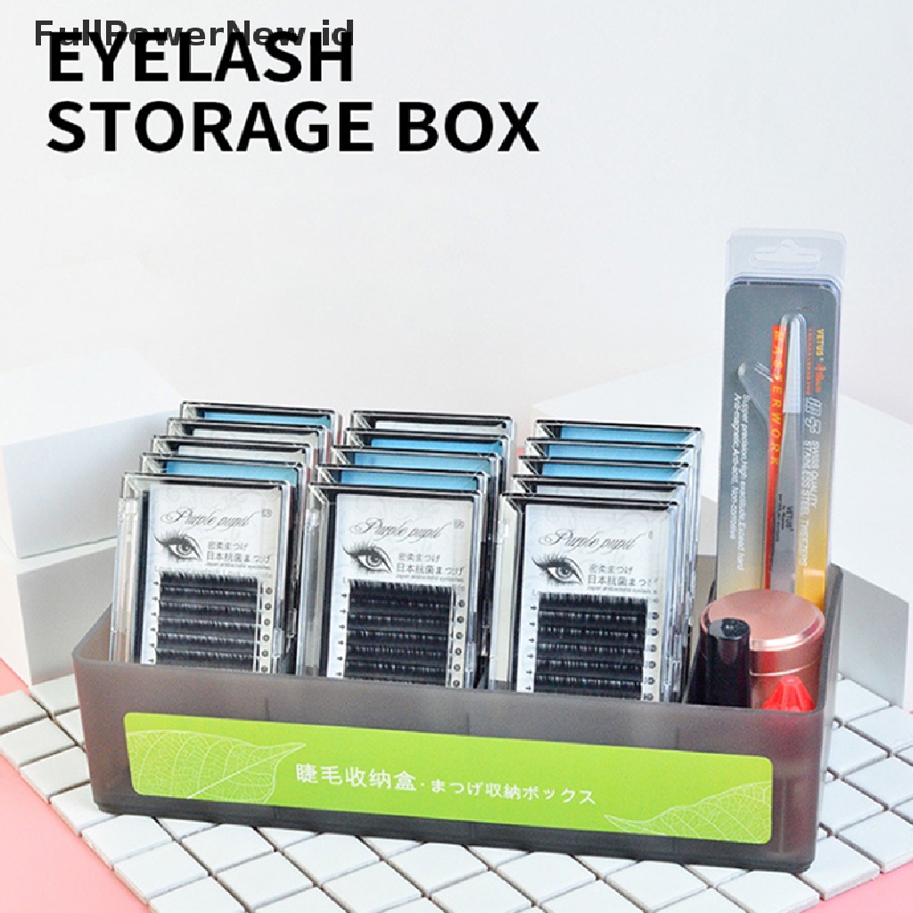 Power 4kisi Kotak Penyimpanan Alat Eyelash Extension Plastik Kosong Eyelash Storage Case ID