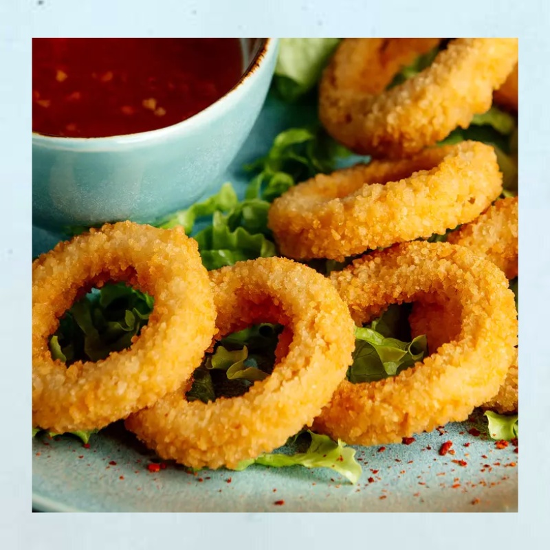 Premium Onion Ring Frozen (Bawang Bombay Tepung)