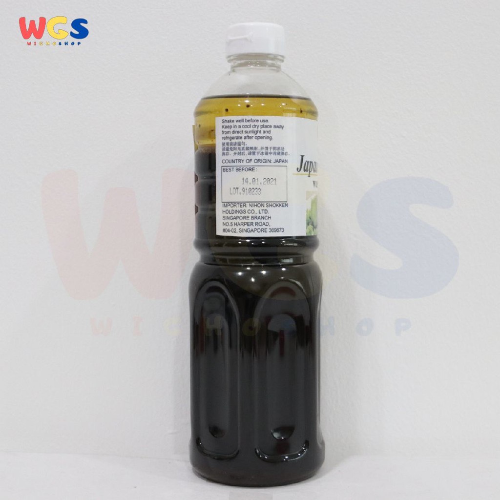 Japanese Dressing Wasabi Original Japanese Sauce Nihon Shokken 1000 ml