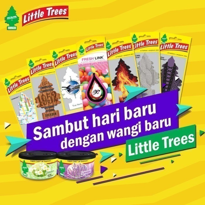 Little Trees Paper Heat Parfum Pengharum Ruangan Mobil Gantung