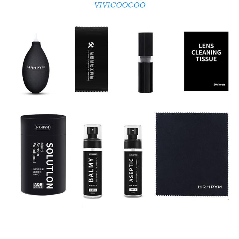 Vivi Kit Pembersih Keyboard Rumah Dan Kantor Untuk Laptop, Lensa Kamera, Kacamata Kit Pembersih Keyboard Multifungsi