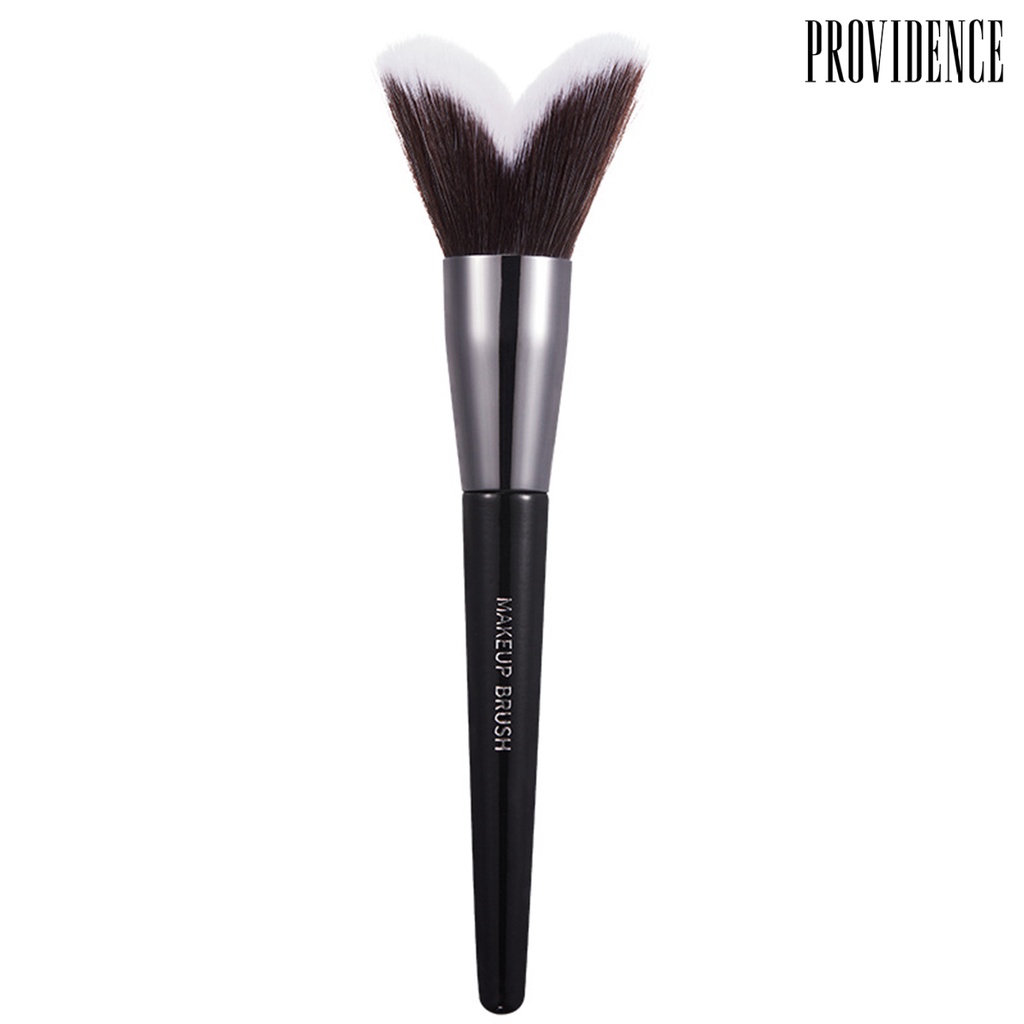 Providence Makeup Brush Bulu Lembut Anti Geser Tidak Makan Bedak Dilengkapi Jawline Besar Bentuk Hati Jawline Contouring Brush Pasokan Salon Kecantikan