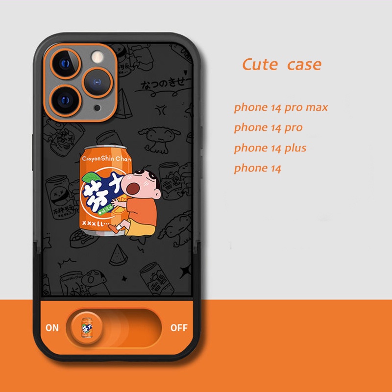 IPHONE Casing Bracket Lucu Kompatibel Untuk Iphone14 13 11 12 Pro Max Casing XS X XR 6s8 +7 Plus Casing TPU Shockrproof Cover