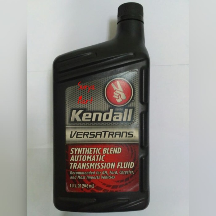 oli kendall versatrans synthetic blend