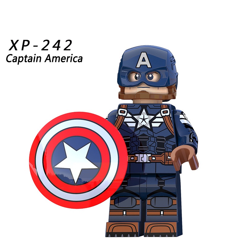 Boneka Captain America Mini Captain Thor Captain Hydra Captain America Prototype Puzzle Rakitan Mainan Blok Bangunan