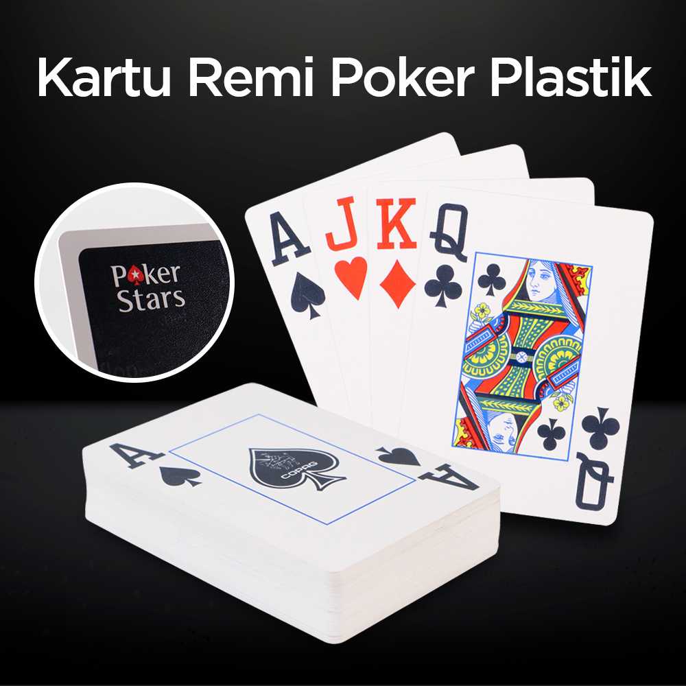 COPAG Poker Stars Kartu Remi Poker Plastik