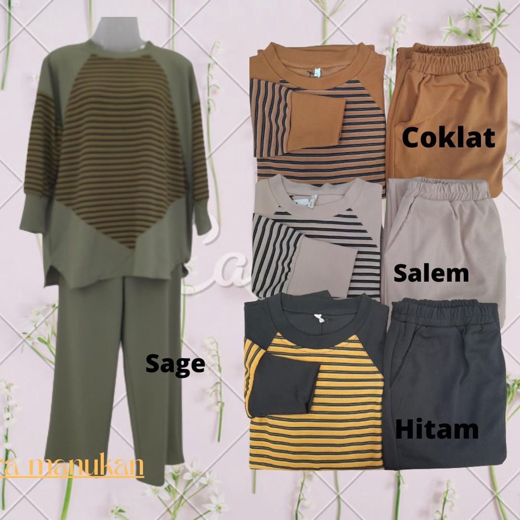 one set knit wanita terbaru/ one set kekinian 2023 / one set  knit premium