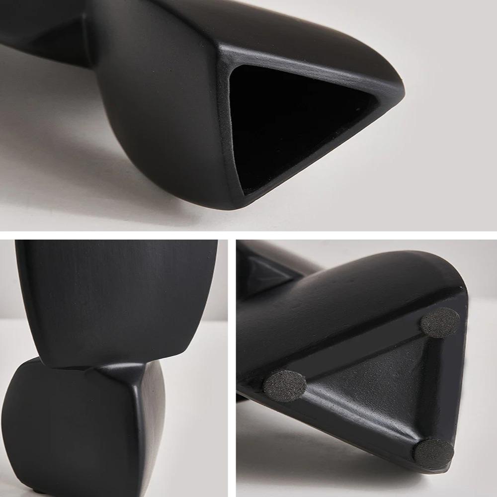 Vas Minimalis Populer Pot Bunga Modern Minimalis Decor Art Ornamen