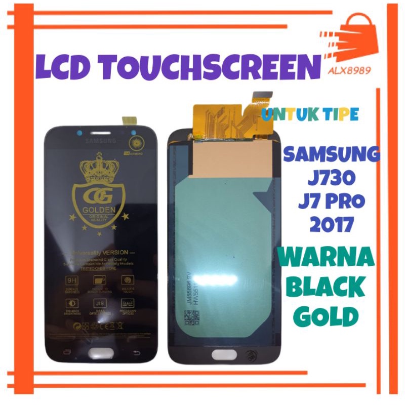 LCD TOUCHSCREEN SAMSUNG J730 / J7 PRO 2017 Fullset Crown Original Super 100% FULL SET COMPLETE