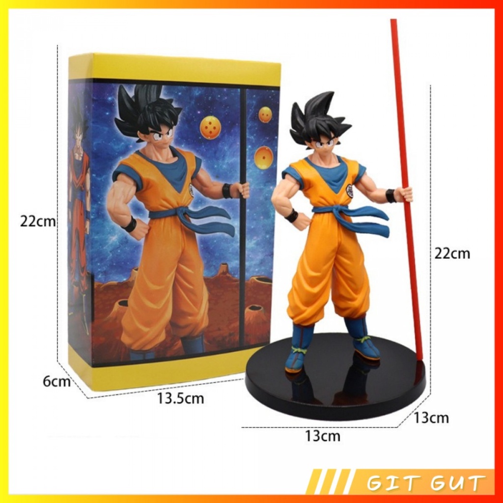 Action Figure Pajangan Dragon Ball Son Goku Power Pole Magic Stick