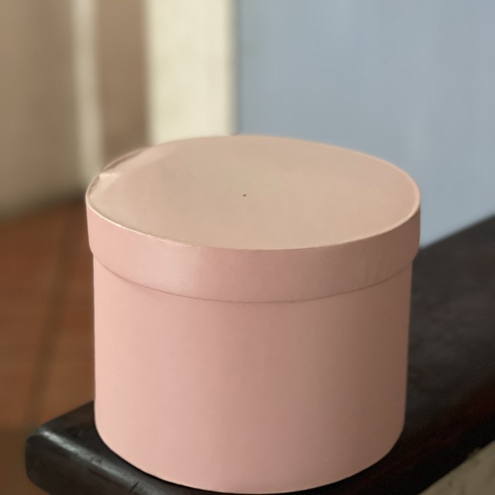 

⭐BISA COD⭐ Bloom box diameter 20 /Flower box/gift box/box bunga/kotak kado - Pink