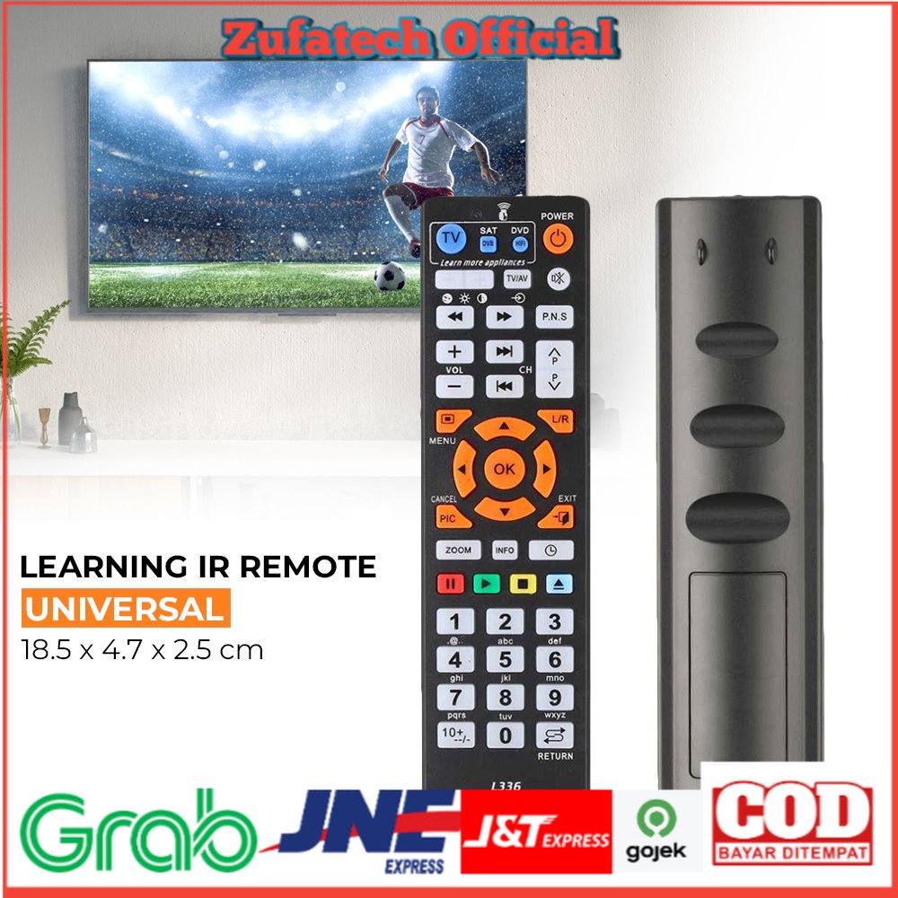 CHUNGHOP Universal Learning IR Remote - Black - CHRC0GBK