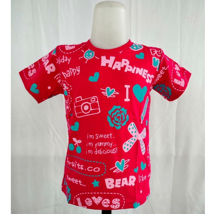 M KAOS ANAK PEREMPUAN keren/DISTRO anak/baju anak cewe keren/kaos anak/baju anak perempuan/baju anak