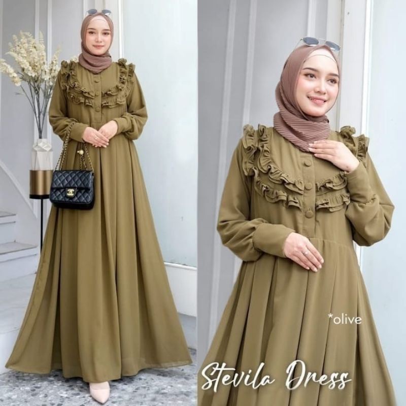 Terbaru ✨ Homedress Muslim Gamis Wanita 2022 Dress Muslim Gamis Ceruty Babydoll Jumbo Dress Muslim G