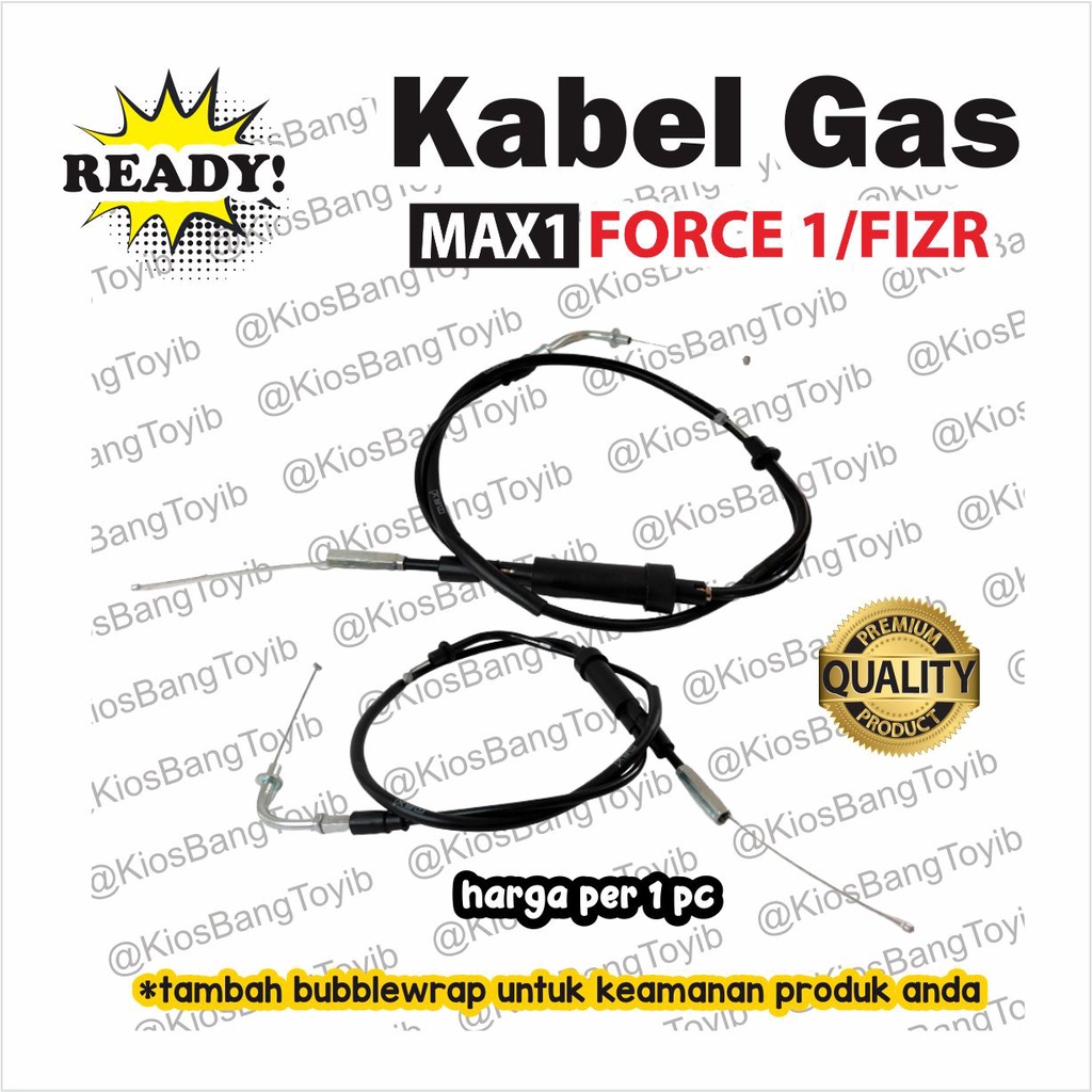 Kabel Tali Gas (Throttle Cable) Yamaha FIZR Force 1ZR F1ZR (Max1)