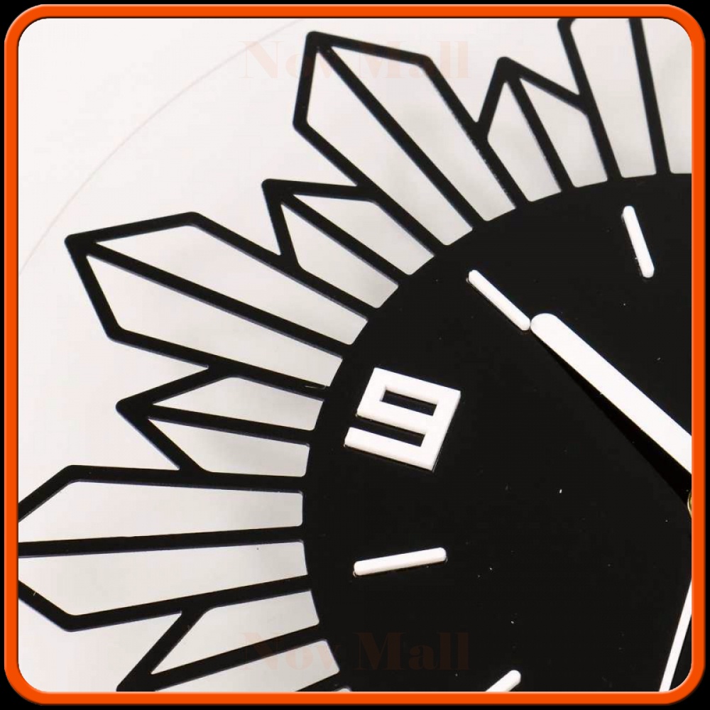 Jam Dinding Quartz Creative Design Geometric 30CM -JM754