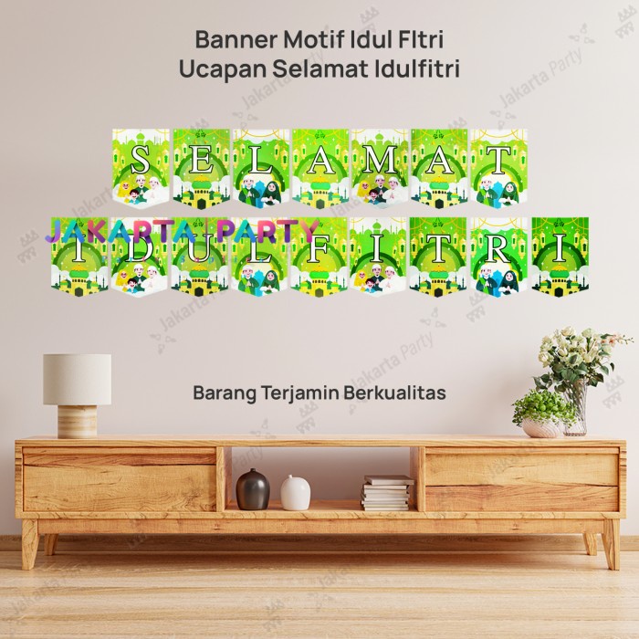 Banner Selamat Idul Fitri  / Bunting Flag Idul Fitri