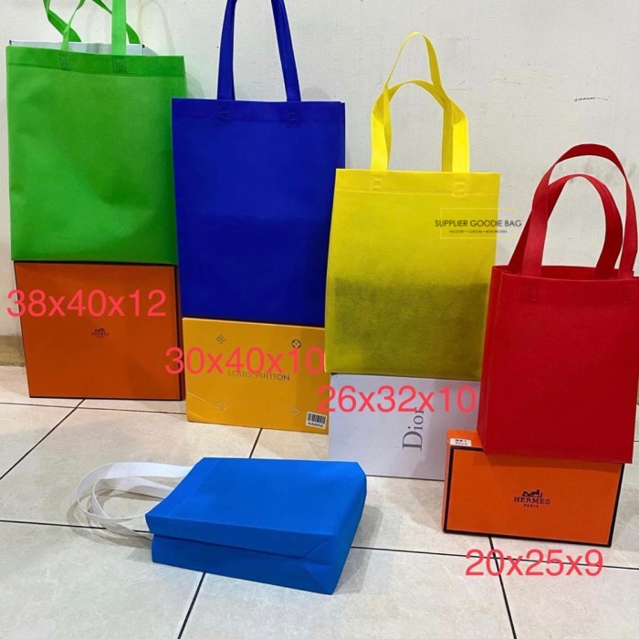 

⭐BISA COD⭐ order boxbag uk. 20 + sablon 1 warna = 160pcs