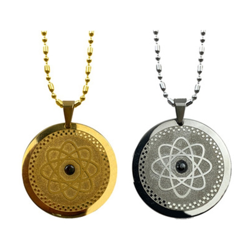 Zzz Liontin Logam Bulat Kalung Tahan Radiasi Liontin Energi Quantum Science