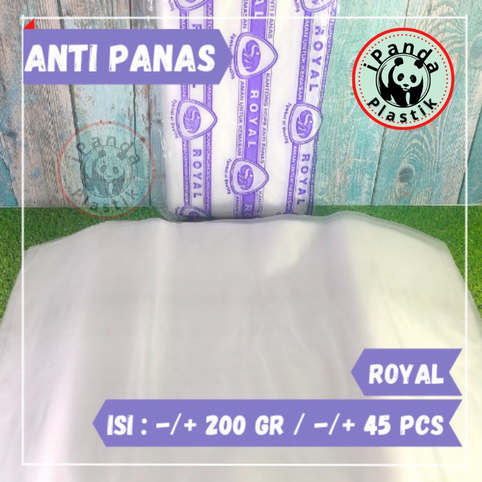 Plastik Anti Panas / Tahan Panas Royal Uk. 20x35 / 2 kg @200gr