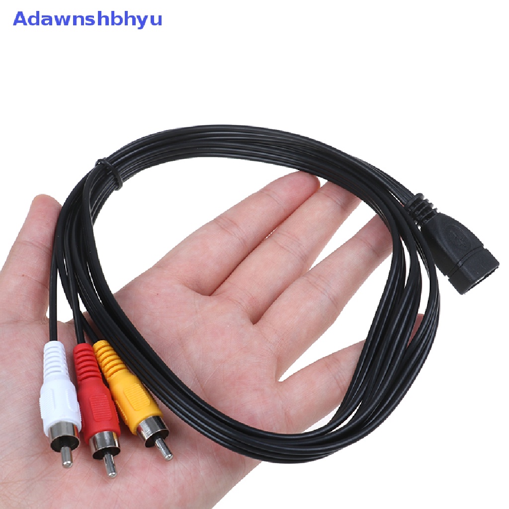 Adhyu 5feet/1.5m usb 2.0 female Ke 3kabel adapter camcorder video a/v Adhyu ID