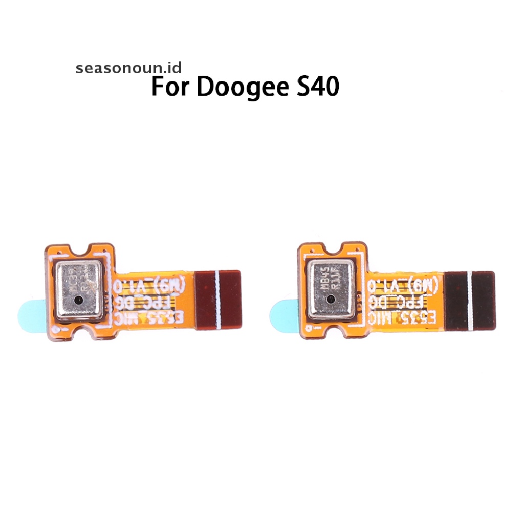 Seasonoun Kabel Fleksibel Mikrofon Mic Asli Baru Untuk Doogee S40 Moible Phone Repair Parts.