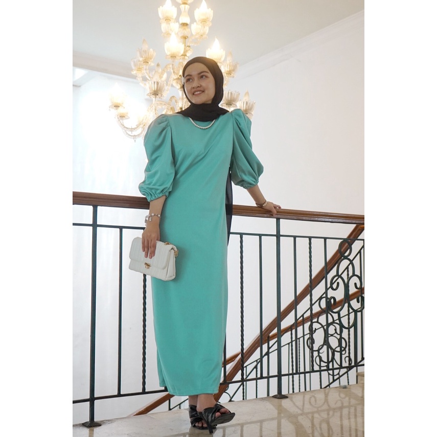 ilook | Bolly Maxi Dress | Dress Korean Style Scuba