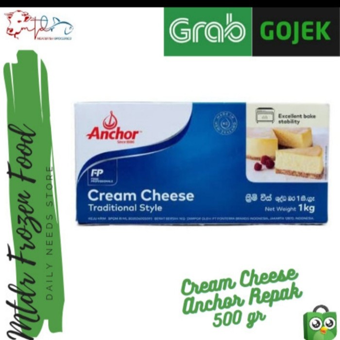 

Best SELLER Keju Krim - Cream Cheese Anchor Repack 500 gram down