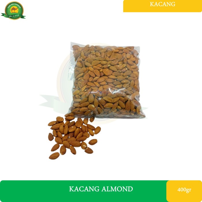 

Best Seller Almond Kupas Panggang Original / Roasted Almond Plain - 1 kg