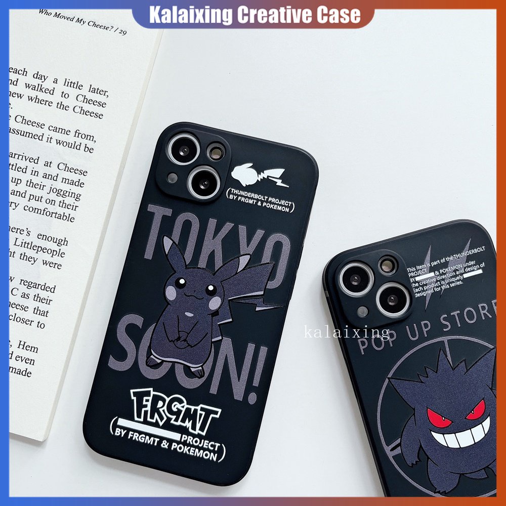 IPHONE Casing Ponsel Motif Pokemon Untuk Iphone13 Pro Max 12Pro 11xr Xs Max7 8Plus