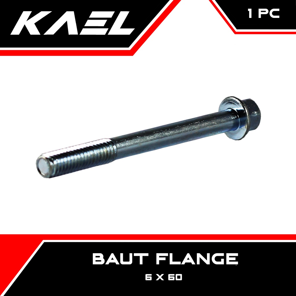 Baut Flange 6 x 60 Kunci 8 Untuk Berbagai Keperluan Baud Bolt