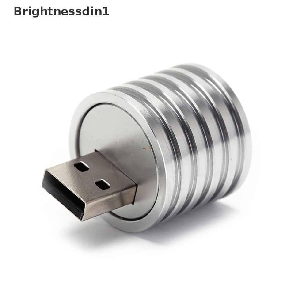 [Brightnessdin1] 1pc Lampu USB 3W Portabel Cahaya Putih Lampu LED USB Light LED Lampu Malam Butik
