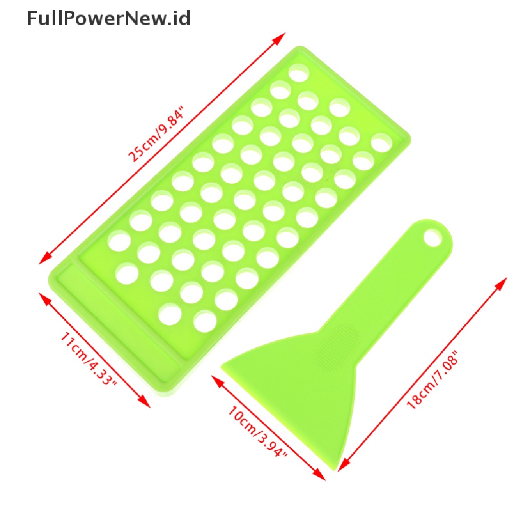 Power 2Pc/Set Diy Lip Balm Lip Gloss Crafg Kit Wax Pouring Tray Spatula Scraper Set ID