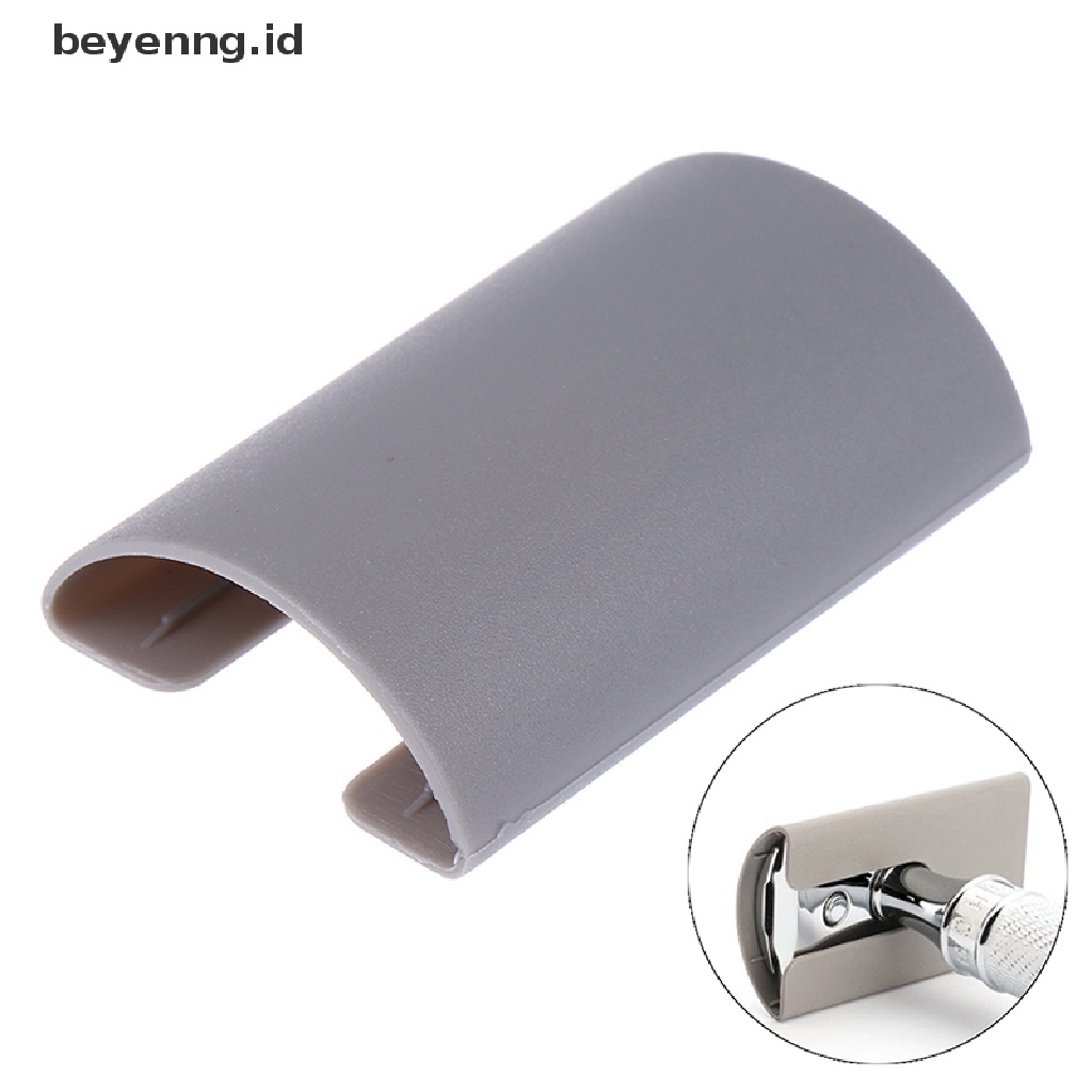 Beyen Portable Long Handle Razor Head Plastic Protective Cover for Safety Razor Head ID