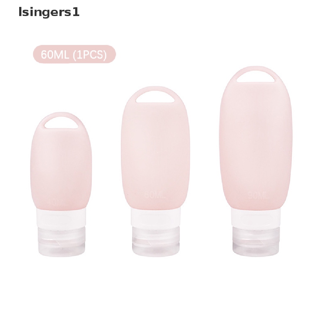 [lsingers1] Botol Kosong Silicone Travel Kit Packing Press Bottle Untuk Butik Wadah Sampel Kecil