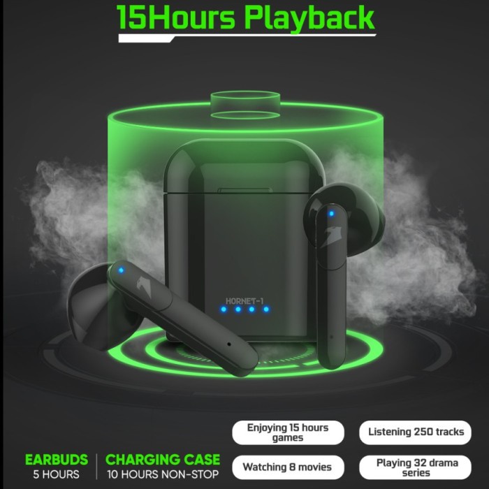 Earphone Wireless Bluetooth Armaggeddon Hornet 1 TWS True Gaming