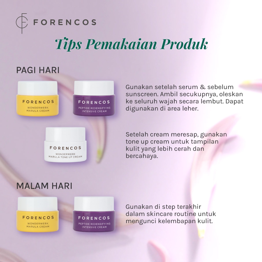 [CLEARANCE] FORENCOS Peptide Cream - Anti Aging untuk kulit Glowing