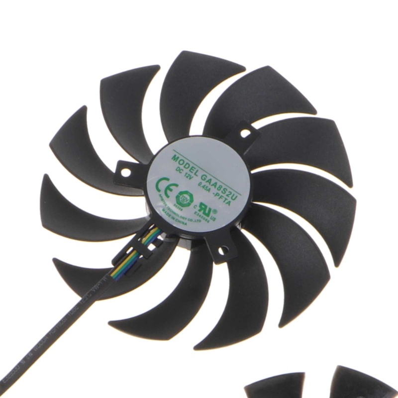 Zzz 100mm 90mm GPU Cooler Fan 12V 4Pin Kartu Grafis Pendingin Untuk Dataland RX5600XT 5700 5700XT X-Serial GAA8S2U GA91S2H