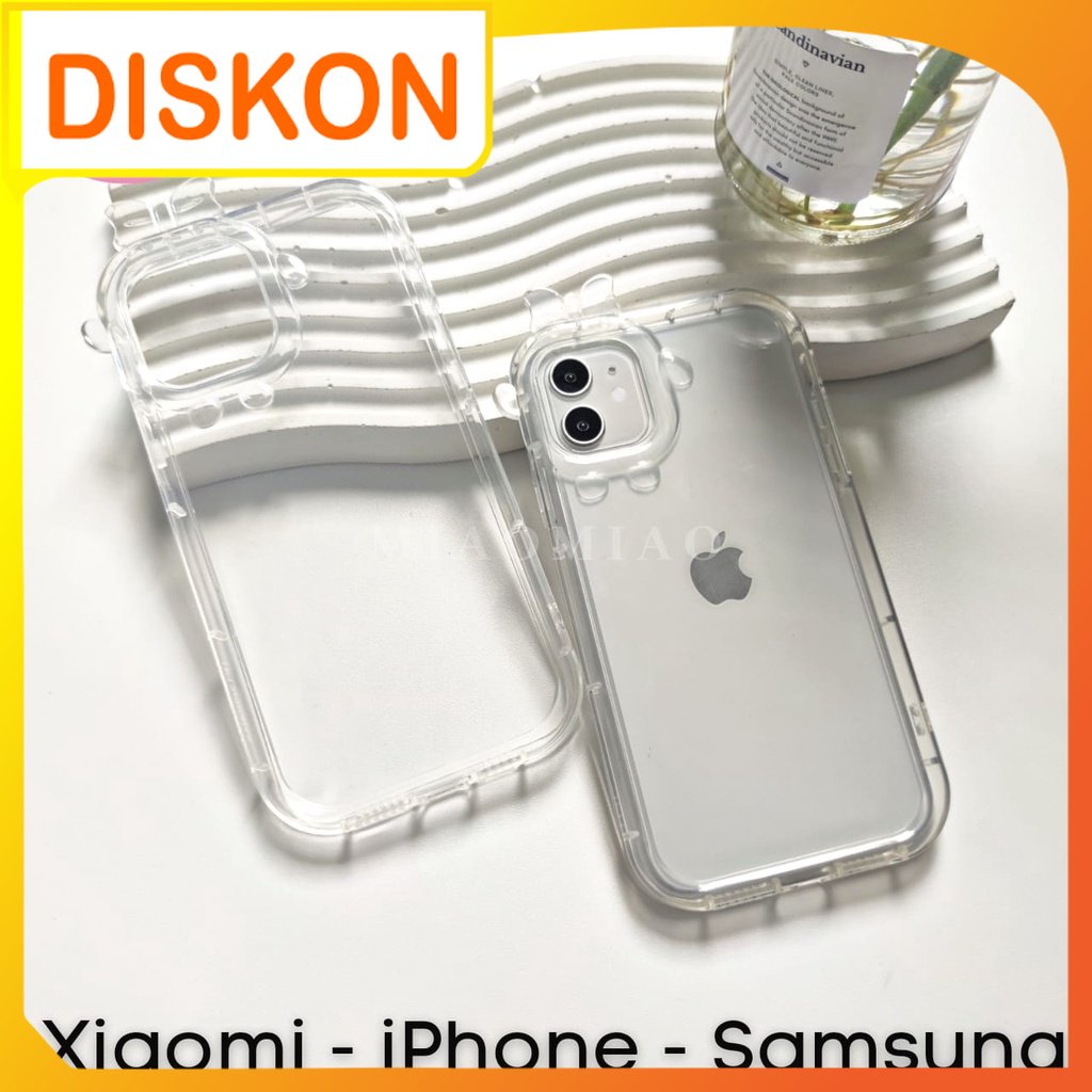 Softcase Silikon MONSTER 3D TRANSPARANT For HP XIAOMI & REDMI IPHONE SAMSUNG A1 9 9A 9C 9T 10 NOTE 9